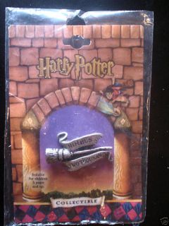 Harry Potter Button Pin Pewter Nimbus Two Thousand 2000