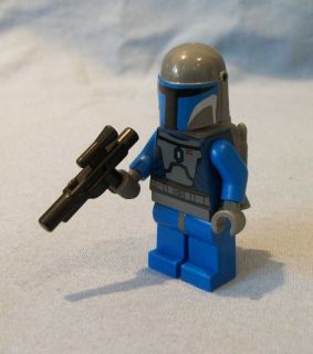 Lego Clone Star Wars Mandalorian + Blaster (Boba Fett?)