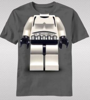 NEW Lego Star Wars Storm Trooper Body Suit Logo Video Game Youth T 