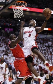 54 LeBron James Miami Heat 2012 NBA Champion MVP 14x22 Poster