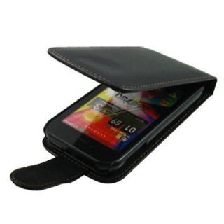 Leather Case Pouch + LCD Film For LG Optimus Sol E730 Victor a