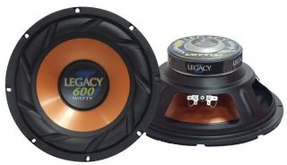NEW Legacy LWFX107 10 1200W Car Audio Subwoofers Subs Woofers PAIR 