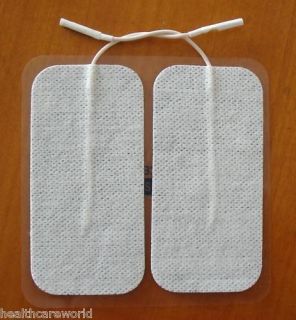   OF 12 LARGE REUSABLE TENS ELECTRODE PADS FOR TENS MACHINES 10cm x 5cm