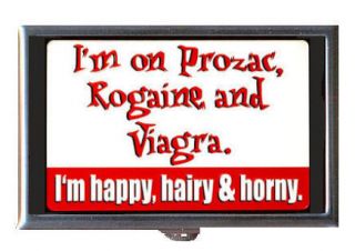 PROZAC ROGAINE VIAGRA FUNNY Coin, Mint, Guitar Pick or Pill Box MADE 