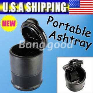 New Portable Auto Car Cigarette Ash Ashtray Smokeless Stand Cylinder 