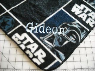 Star Wars Print Personalized Baby Blanket Fleece (29 x 30 size 