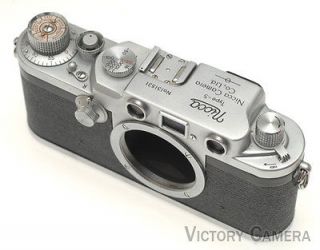 Nicca Type 5 Leica Screw Mount Copy with Case  Clean 