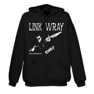 Link Wray Hoodie, Rock n Roll Guitar Legend Rumble 1950s, All Sizes