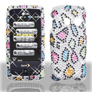 LG Rumor Touch LN510 Rhinestone Snap on Cover Hard Case