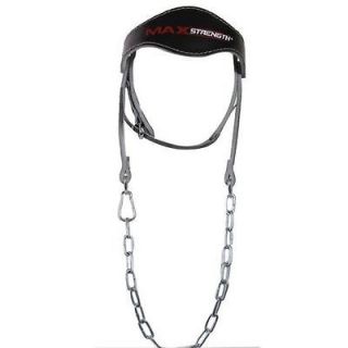   dipping neck weightlifting belt strap with chain cowhide leather