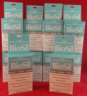   LOT Natural Factors Biosil Hair Skin Nail 1 Oz 30 ml Liquid Collagen