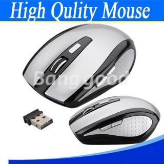   High Qulity Wireless Optical Mouse/Mice+USB 2.0 Receiver For PC Laptop