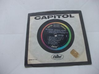 Beatles Sourvenir record rare USA Promo Ep Capitol Records 1964 VG 