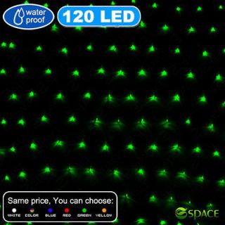 Newly listed 120 LED Green Net Fairy Lights Christmas Wedding Party