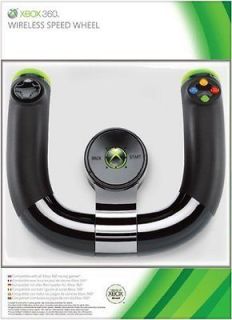Genuine Microsoft Xbox 360 Wireless Speed Steering Wheel (100% Brand 