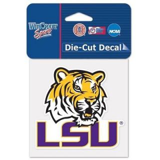 LSU TIGERS OFFICIAL 4X4 NCAA CAR DECAL