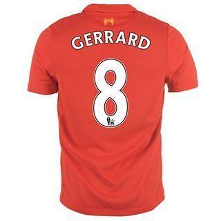 NEW** Liverpool FC   Home Shirt 2012 13   GERRARD 8 **GENUINE 
