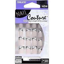   Design Nails Platinum 71064 Acrylic Fake False 24 Nail Tips NEW