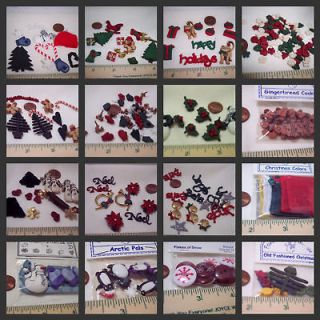 Sewing / Scrapbooking buttons Christmas / Winter