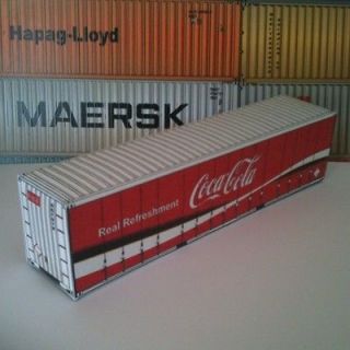 Container Card Kits 40ft  Coca Cola  Rail Freight Shipping Pack Of 3 