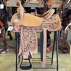 Antique F VELA Floresville TEX Cowboy Western Saddle