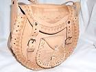  Leather Hecho Mexico Fur Saddle Bag Made Mexico Shoulder Bag