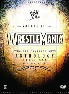 WWE   Wrestlemania Anthology Vol. 3 (DVD, 2005, 5 Disc Set)