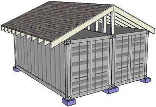   Shipping Container Steel Building Home House DIY Plans CD *Original