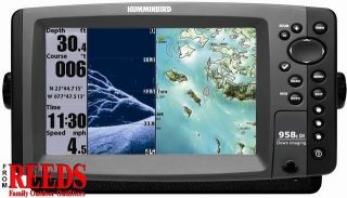 Humminbird 958c DI Combo GPS / Fishfinder with Transducer   408250 1