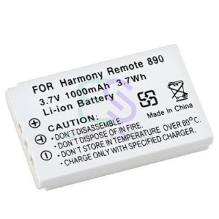   Battery 3.7 v 1000mAh Li ion For Logitech Harmony 880 885 890 900