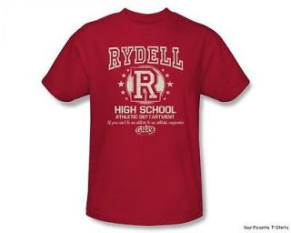 Grease Rydell High Officially Licensed Adult Shirt S 3XL