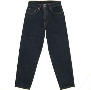 LUCKY Brand # 81 RELAXED Fit DARK Wash DENIM Blue JEANS Pants WOMEN 