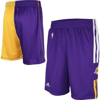 Los Angeles Lakers Adidas On Court Pre Game Warm Up Shorts $40.00