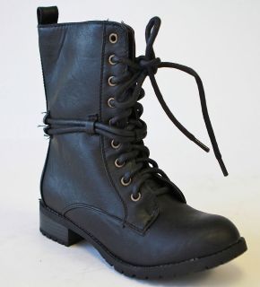Alice 2 women Low Heel Knight & Military ankle combat Boots British 