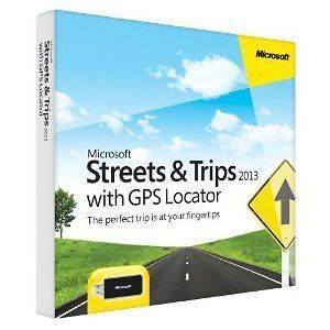   NEW Microsoft Streets And Trips 2013 With USB GPS UNIT *USA SELLER