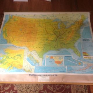 Modern Educational Systems Inc United States Physical   Political Map