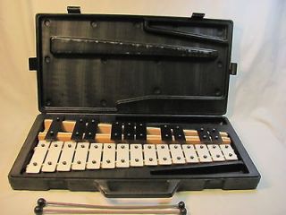   Percussion Xylophone 25  Note Bell Kit with Mallets and Hard Case