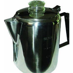 Rapid Brew Stainless Steel Stovetop Coffee Percolator 2 9 cup Camping 