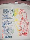   Beach Disney World Daytona Key West Orlando Busch Florida Map Shirt M