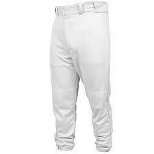 Majestic White Button Front Pro Style Baseball Pants Adult Size Small 