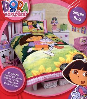 Dora the Explorer Sunflower DOUBLE Quilt/Doona CoverSet