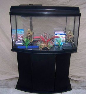 46 Gallon Bow Front Fish Tank Complete Set up 29 30 46 55 75 90 125 