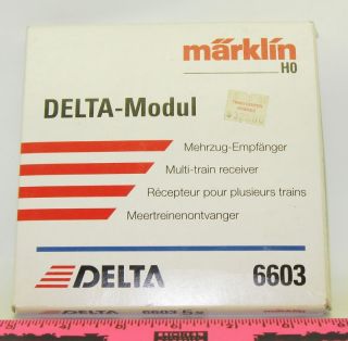 Marklin new 6603 DELTA Modul 4X Multi train receivers