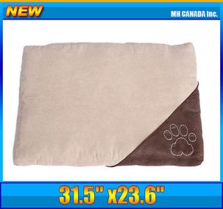31.5 Bolster Bed w/ Zipper Pet Dog Cat Bed Mat Cover Foot Print 