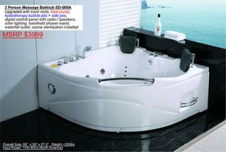   Indoor Hot Tub Jacuzzi Bathtub Sauna Hydrotherapy Massage SPA + Shower