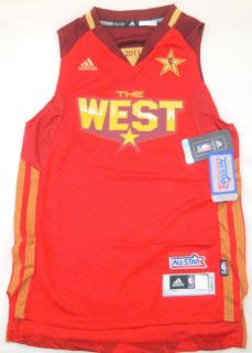 All Star 2011 L.A NBA Swingman Youth Jersey Red West