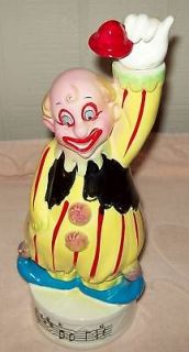 VINTAGE CLOWN DECANTER / MUSIC BOX WORKING