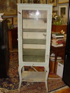  Metal Medical Apothecary Pharmacy dental Cabinet Shabby chic