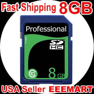   8GB Extreme SDHC SD High Speed Class 10 Flash Memory Card 8 GB