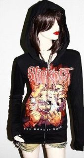 Slipknot Metal Punk rock DIY Slim Fit Hoodie Jacket Top Shirt